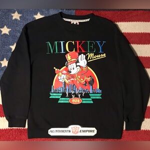 Vintage DISNEY X MACYS Bandleader Mickey Mouse Balloon Squad Unisex Sweatshirt L